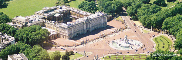 Buckingham Palace aerial photo